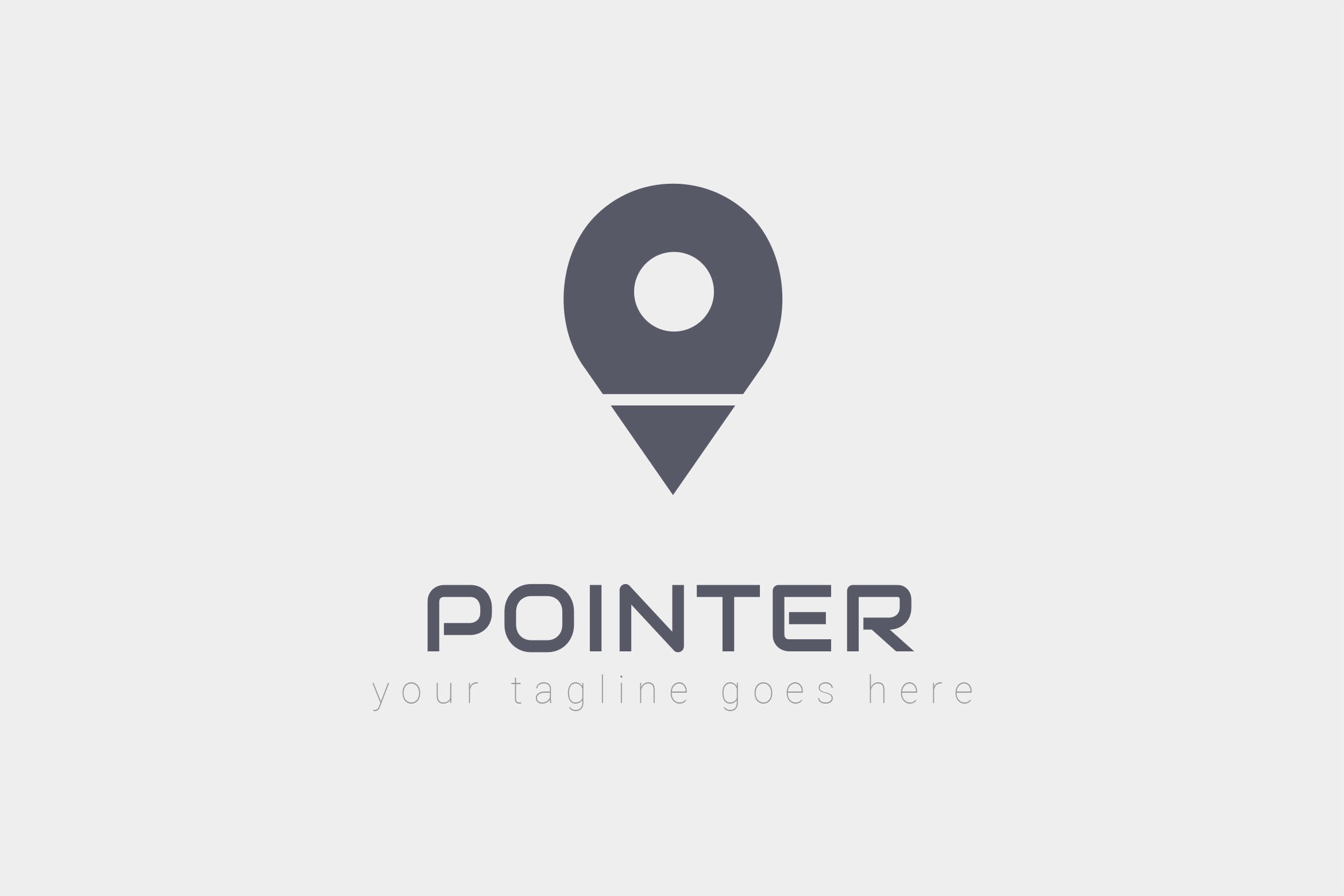 旅游/地图品牌Logo设计16设计网精选模板 Pointer – Logo Design插图