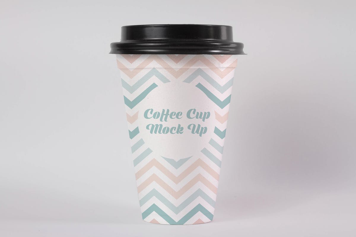 一次性咖啡纸杯外观设计图普贤居精选 Coffee Cup Mock Up插图