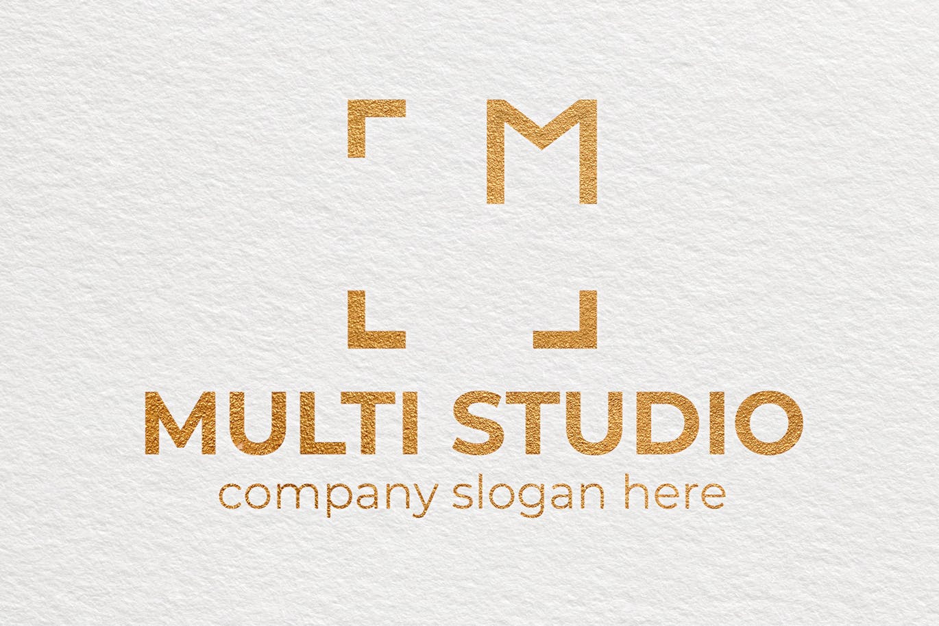 字母M创意图形企业品牌Logo设计普贤居精选模板 Letter Based Business Logo Template插图(3)