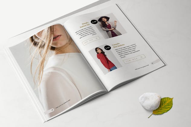24页时尚产品目录手册版式非凡图库精选Lookbook设计模板 MEDUSA – Lookbook Brochure Fashion插图(1)