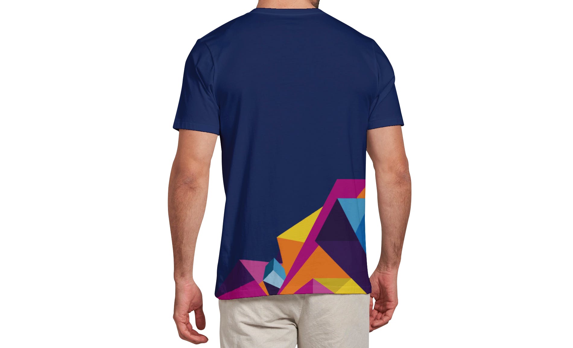 男士T恤印花设计效果图样机16设计网精选v03 T-shirt Mockup Vol 03插图(12)
