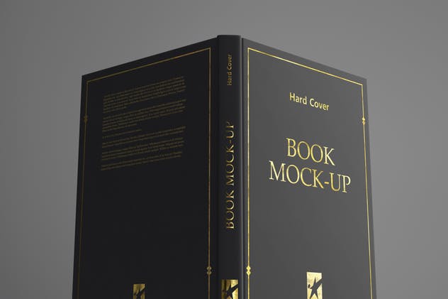 高端精装图书版式设计样机素材库精选模板v1 Hardcover Book Mock-Ups Vol.1插图(6)