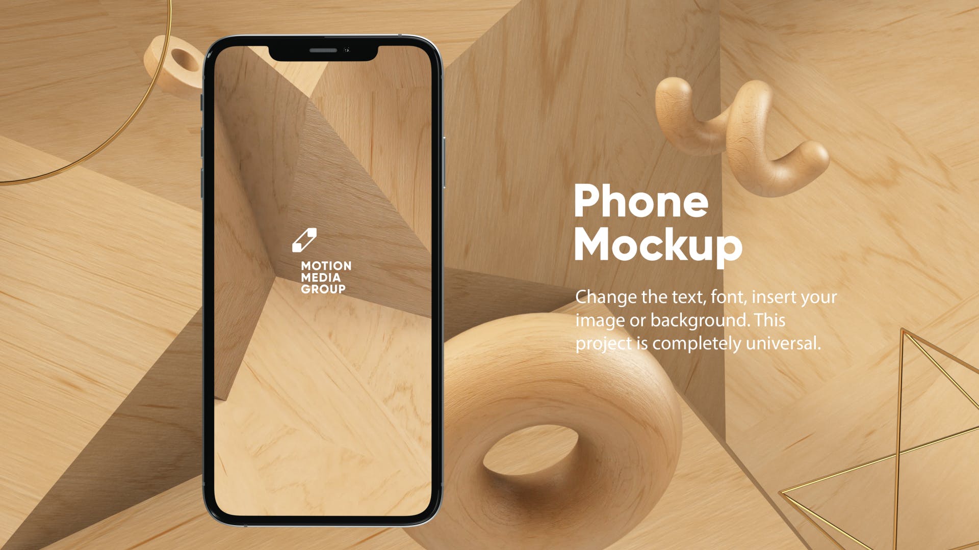 优雅时尚风格3D立体风格iPhone手机屏幕预览素材库精选样机 10 Light Phone Mockups插图(3)