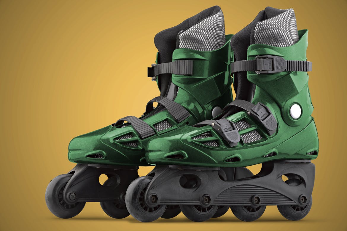 旱冰鞋溜冰鞋外观设计样机素材库精选模板 Roller_Skate-Mockup插图(7)