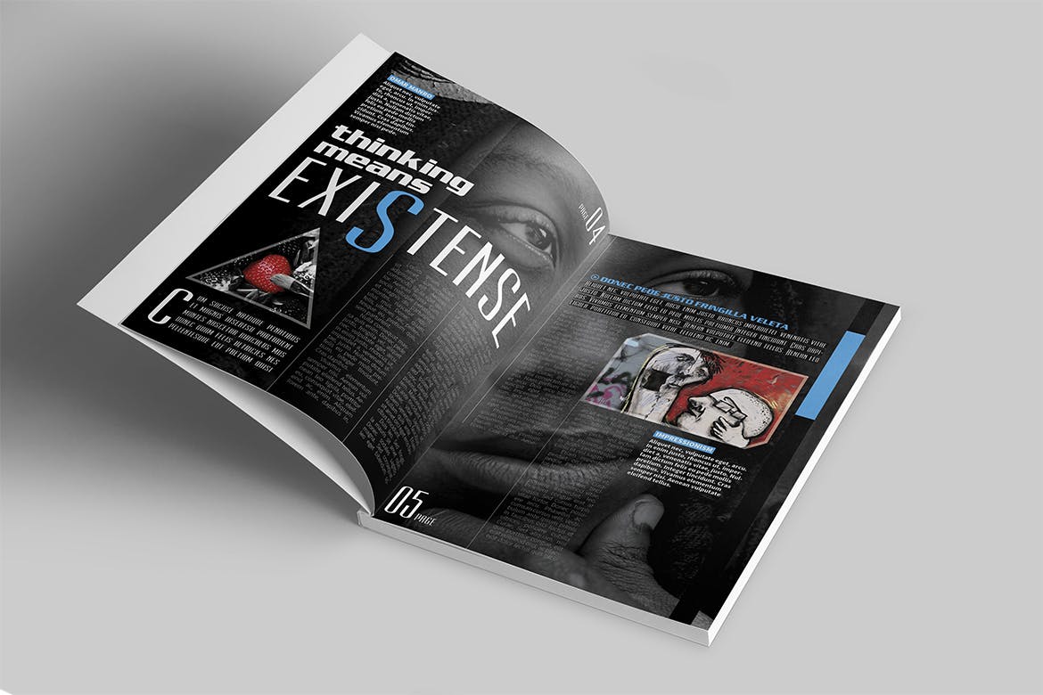 生活方式主题16设计网精选杂志版式设计模板 Magazine Template插图(2)