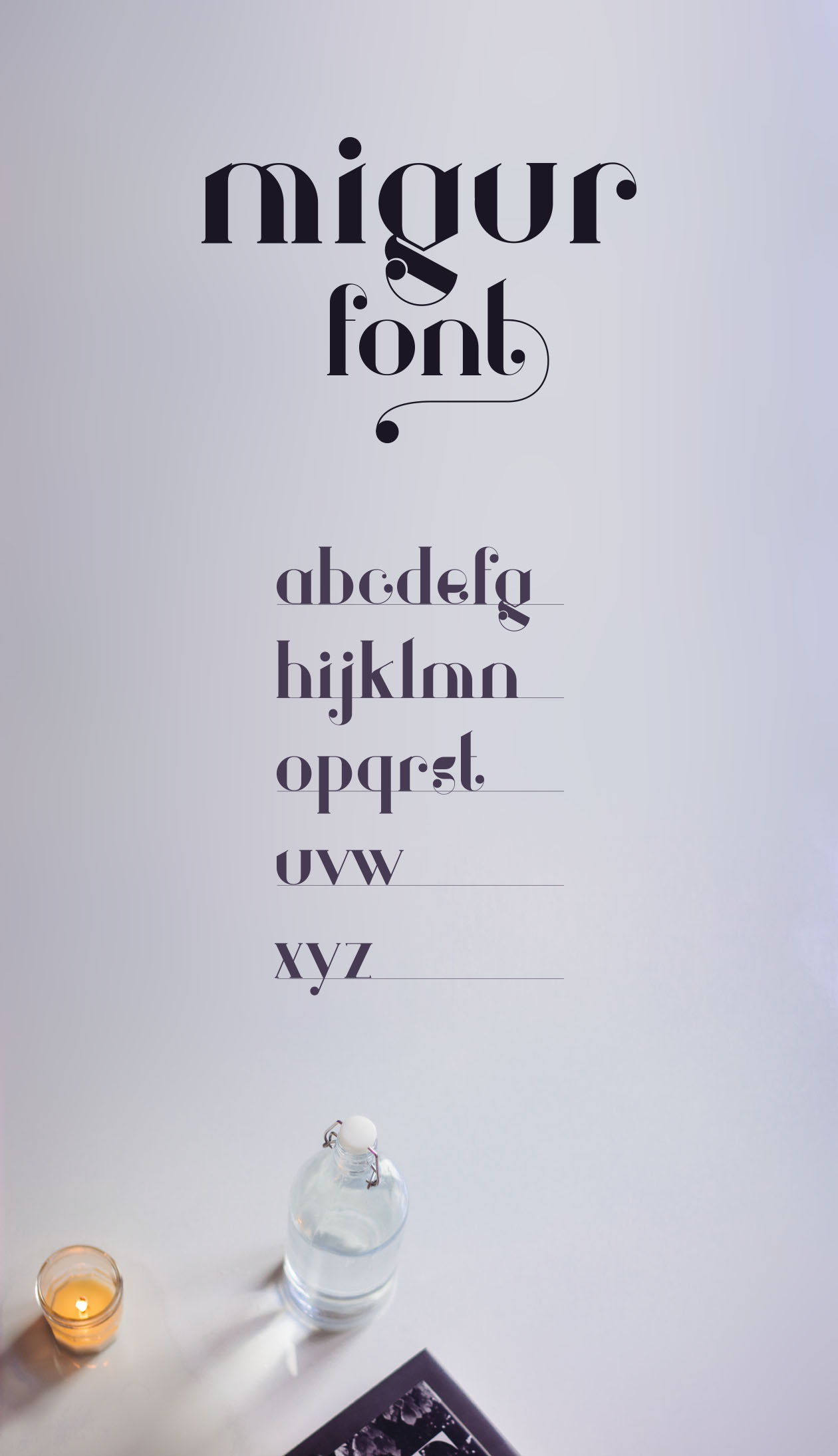 Behance网站推荐最佳英文排版印刷字体16图库精选之一 Migur Serif Font插图(1)