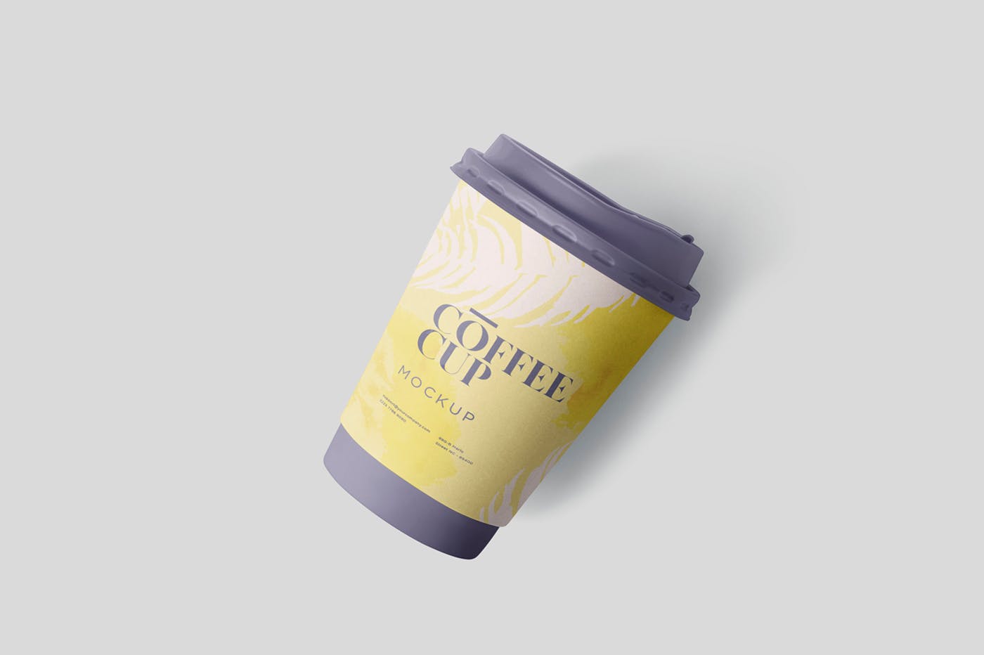 咖啡一次性纸杯设计效果图普贤居精选 Coffee Cup Mockup插图(3)