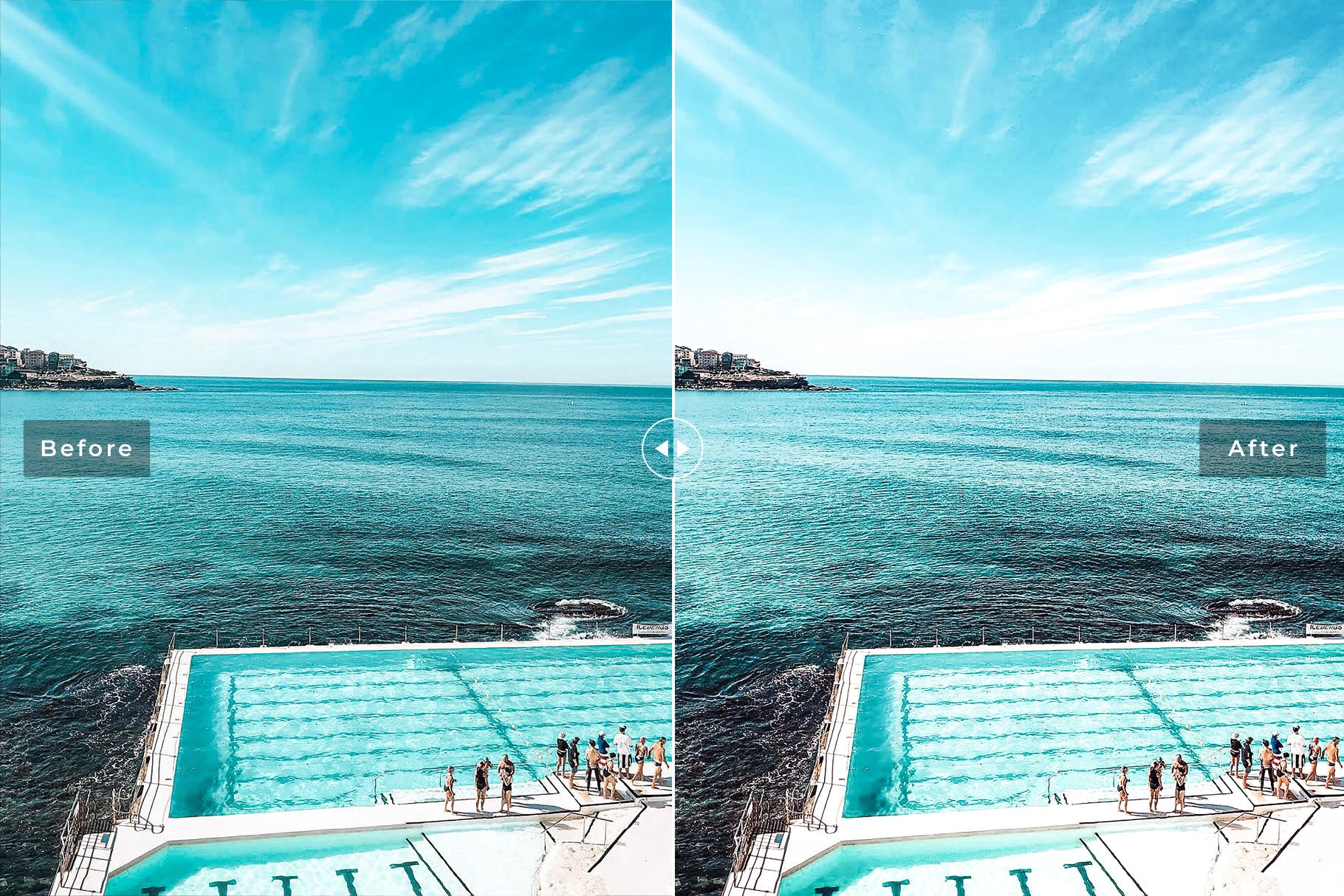 沙滩海岛阳光照片调色滤镜亿图网易图库精选LR预设 Palermo Mobile & Desktop Lightroom Presets插图(1)