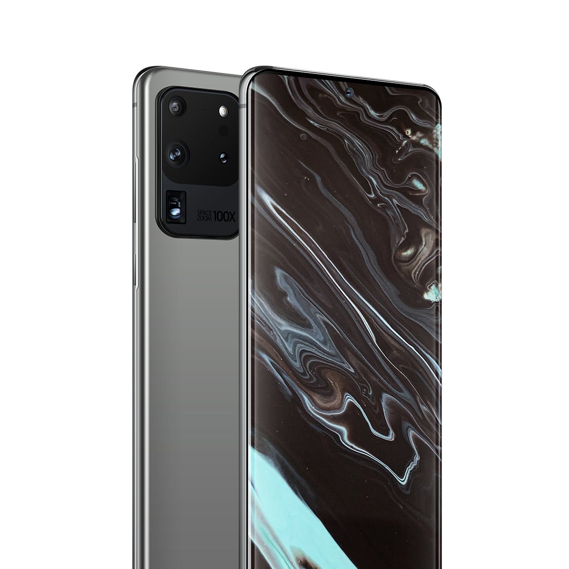 三星Galaxy S20 Ultra智能手机UI设计屏幕预览素材中国精选样机 S20 Ultra Layered PSD Mockups插图(1)