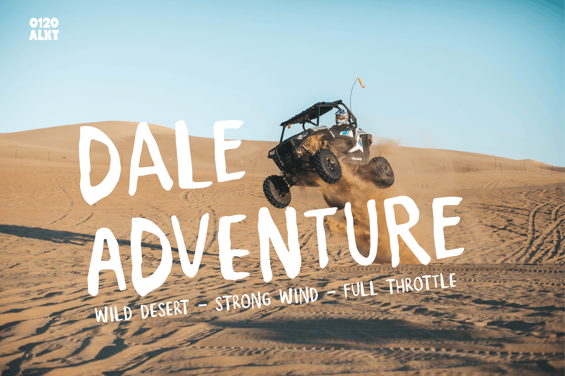 个性不规则笔画英文无衬线字体素材库精选 Dale Adventure – Exploration Font插图