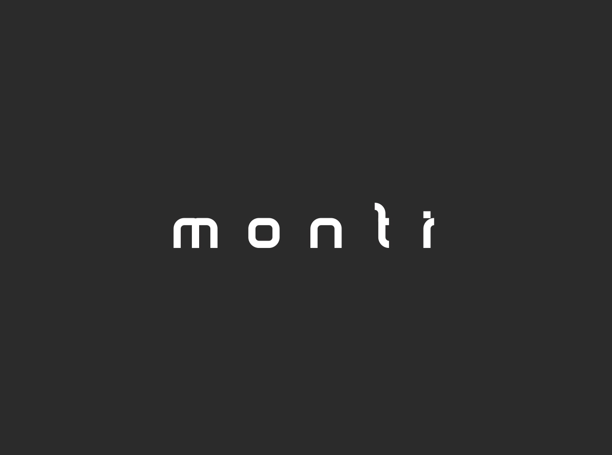 品牌/海报设计简约风英文无衬线字体亿图网易图库精选 Monti Sans Serif Minimal Font插图(1)