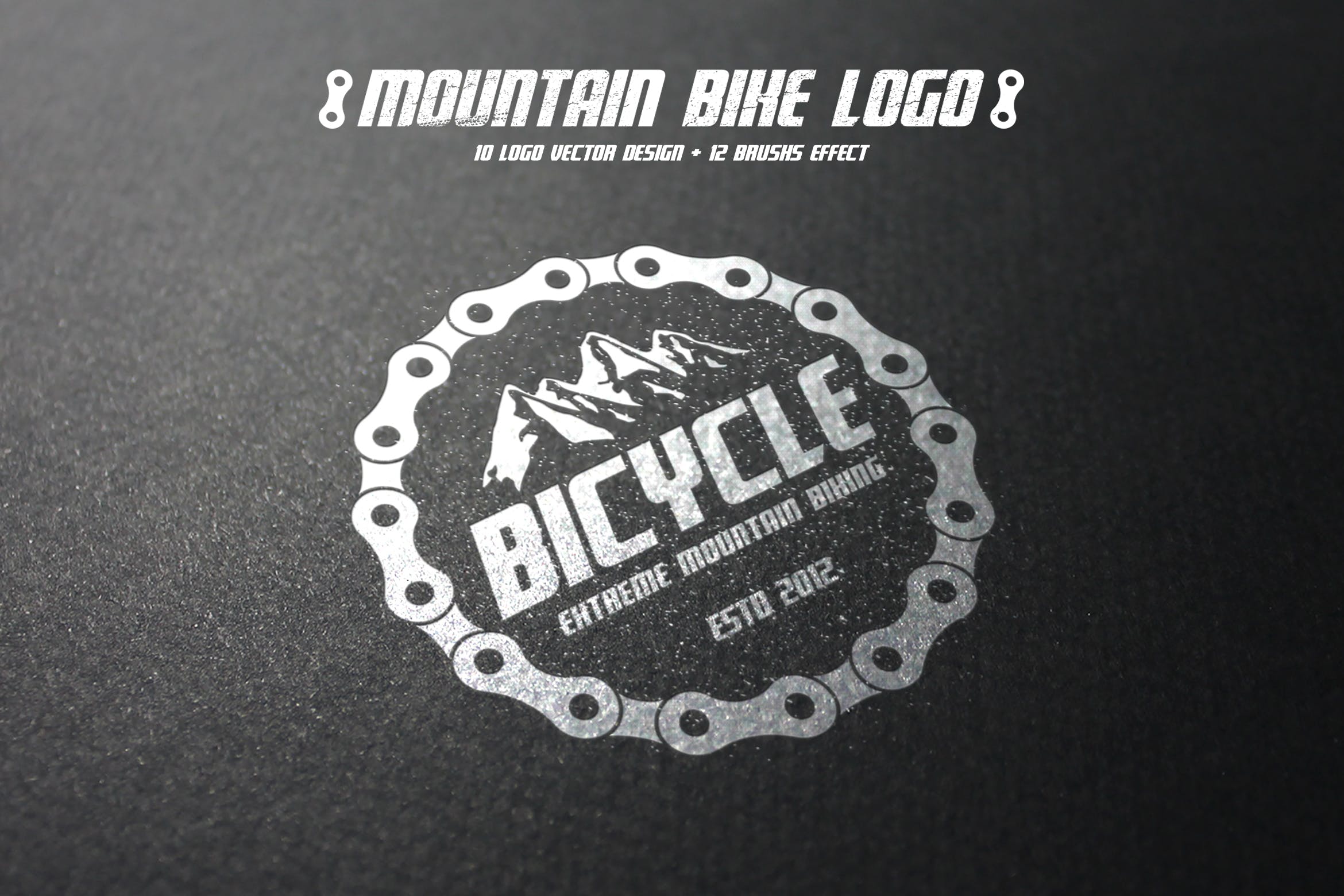 山地车品牌Logo商标设计模板 Mountain Bike Logo插图