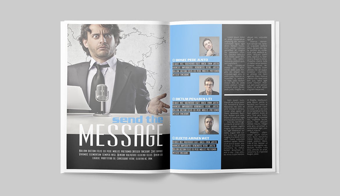生活方式主题16设计网精选杂志版式设计模板 Magazine Template插图(7)