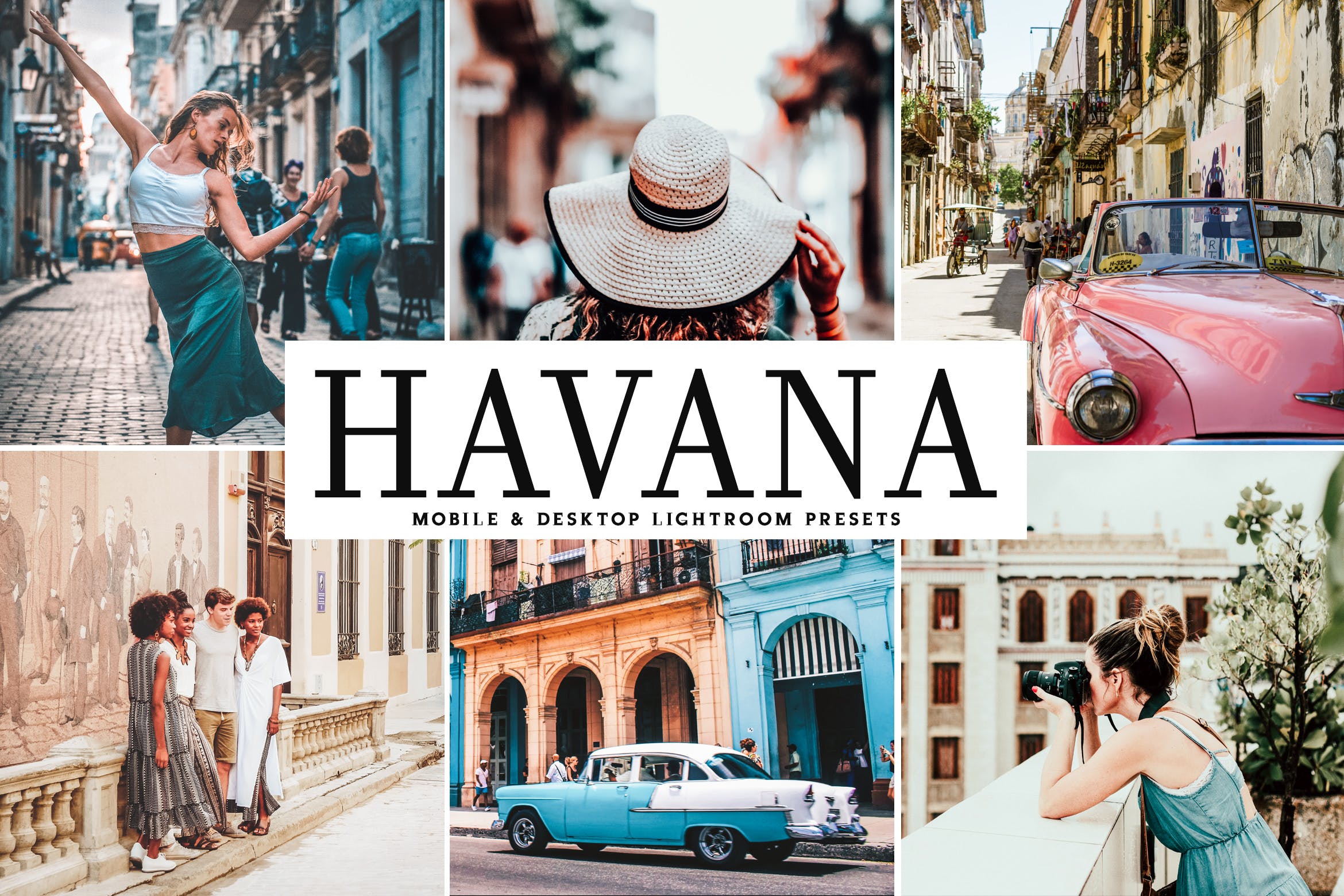 复古风摄影特效LR调色滤镜预设 Havana Mobile & Desktop Lightroom Presets插图