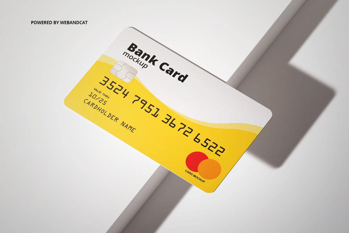 银行卡/会员卡版面设计效果图素材库精选模板 Bank / Membership Card Mockup插图(12)