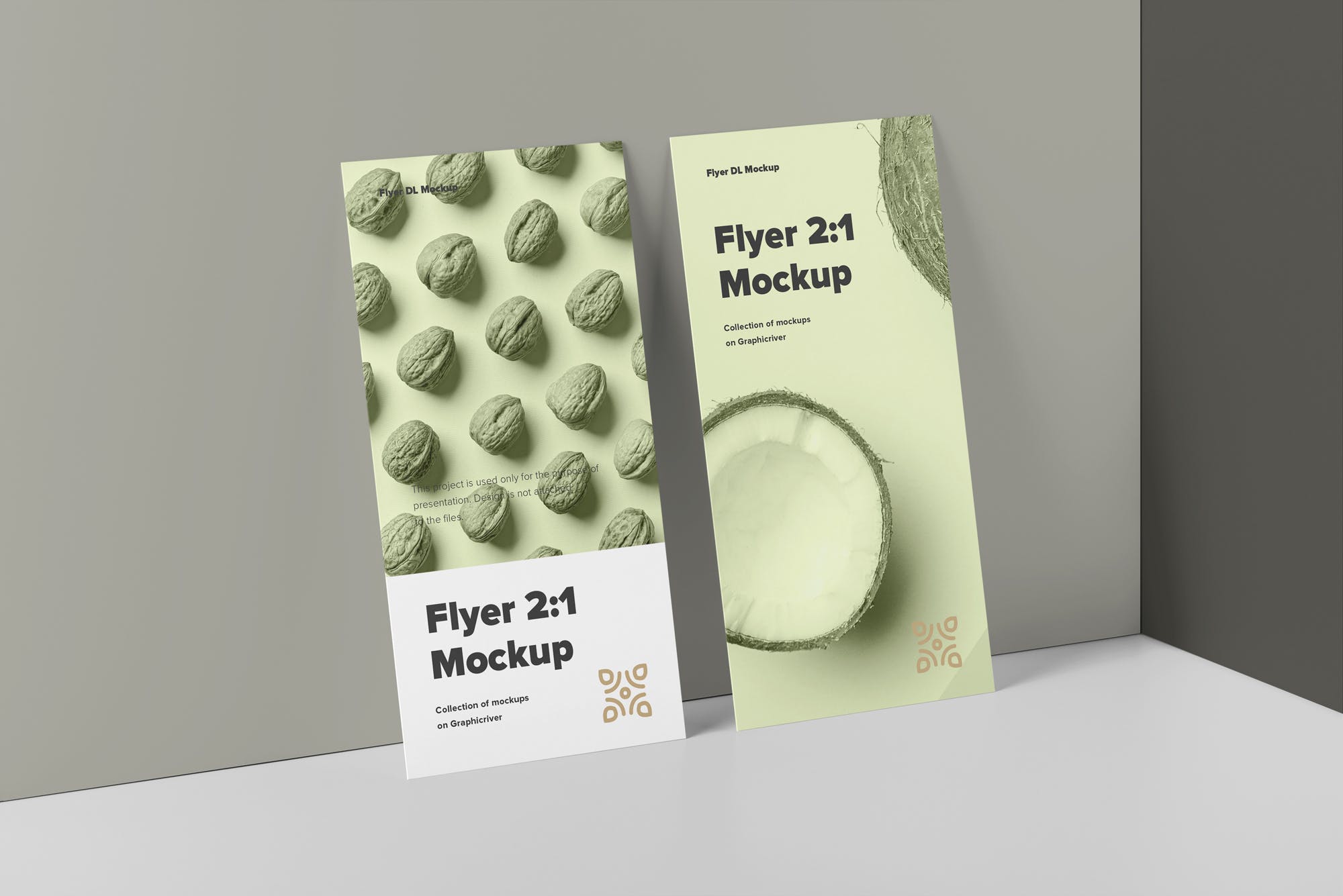 传单设计印刷效果图样机素材库精选模板 Flyer Mock-up插图(4)