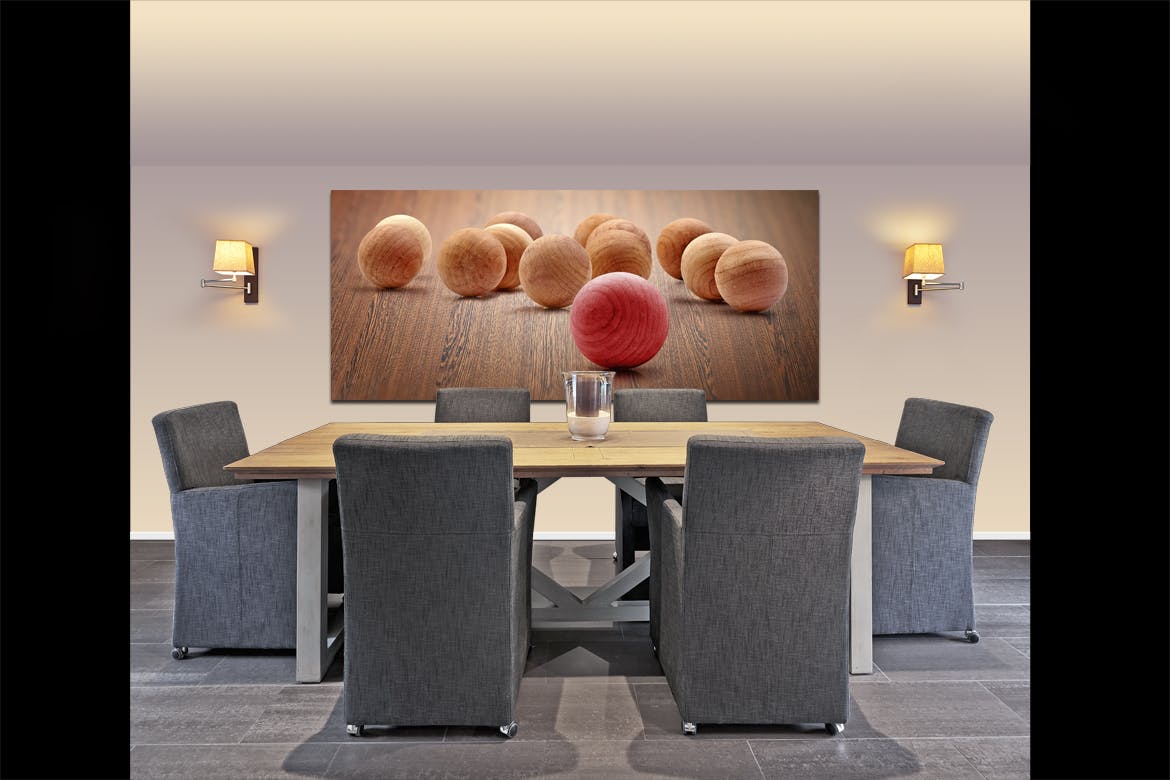 奢华餐桌场景画框样机16设计网精选模板 Dining_Table_Mockup插图(4)