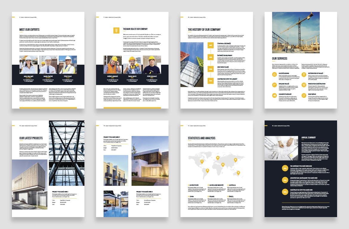 建筑公司电子书画册设计模板 BuilderArch – eBook Company Profile插图(6)