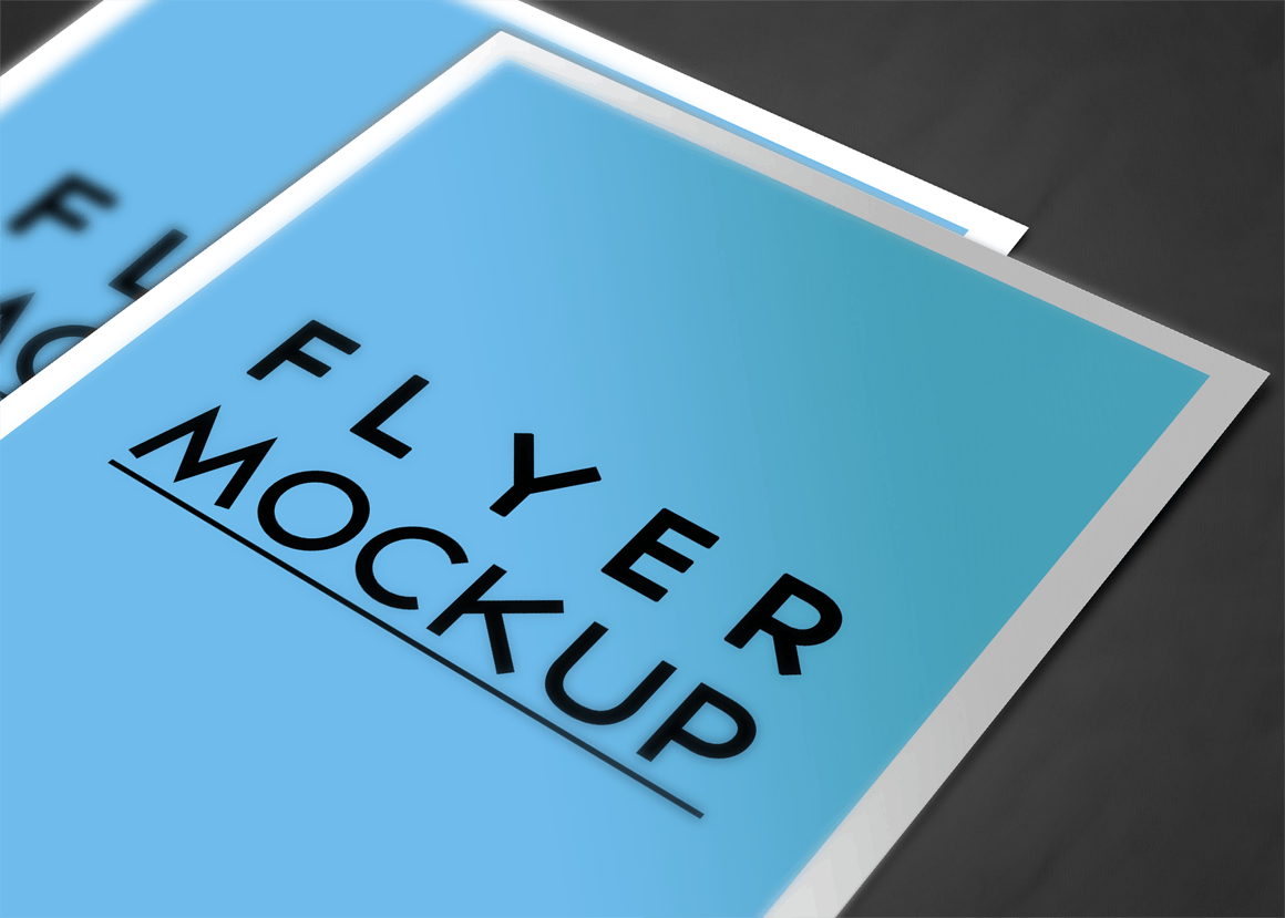 传单设计印刷效果图样机素材库精选模板 Flyer Mock Ups插图(5)