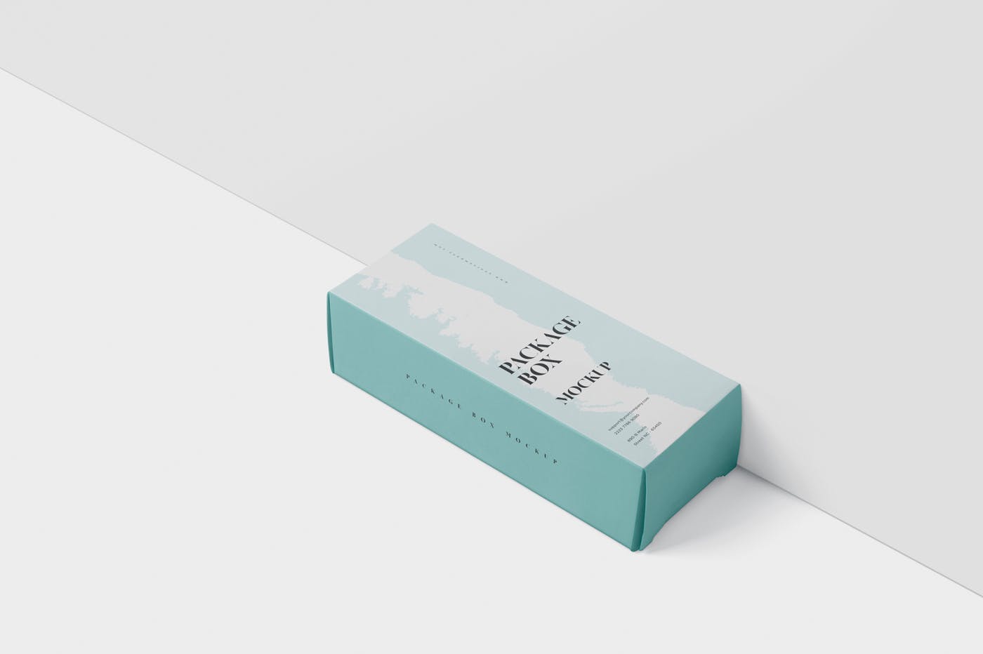 简约风多用途产品包装纸盒设计效果图素材库精选 Package Box Mock-Up – High Rectangle Shape插图(3)