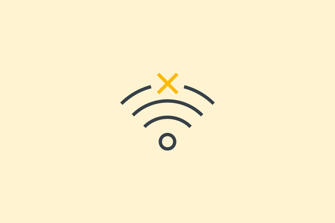 15枚无线网络&WIFI主题矢量亿图网易图库精选图标 15 Wireless & Wi-Fi Icons插图(2)