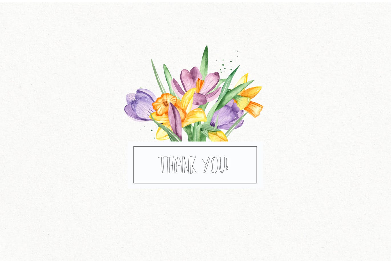 春季花卉水彩素材套装 Watercolor spring flowers collection插图(10)