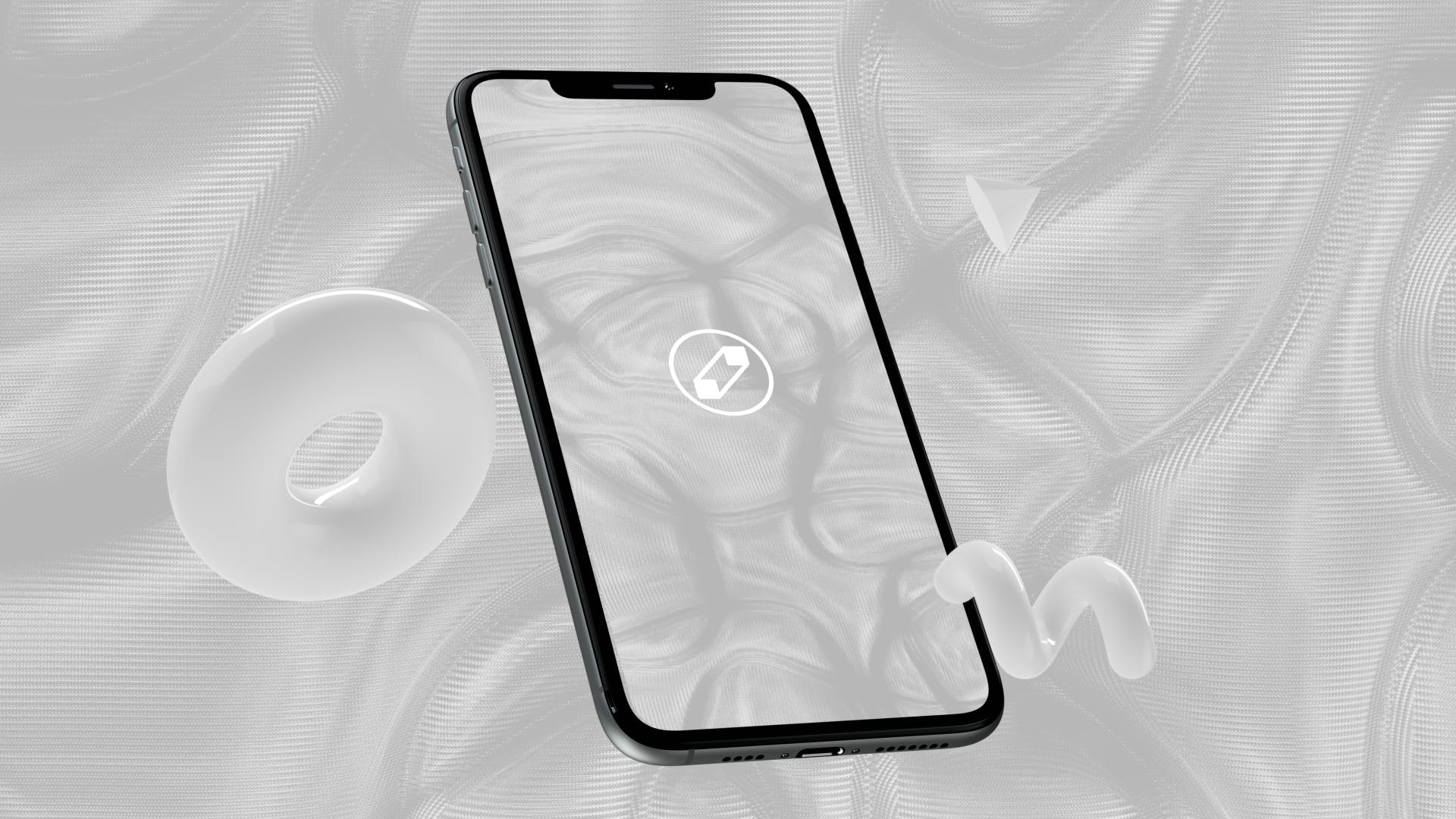 优雅时尚风格3D立体风格iPhone手机屏幕预览非凡图库精选样机 10 Light Phone Mockups插图(5)