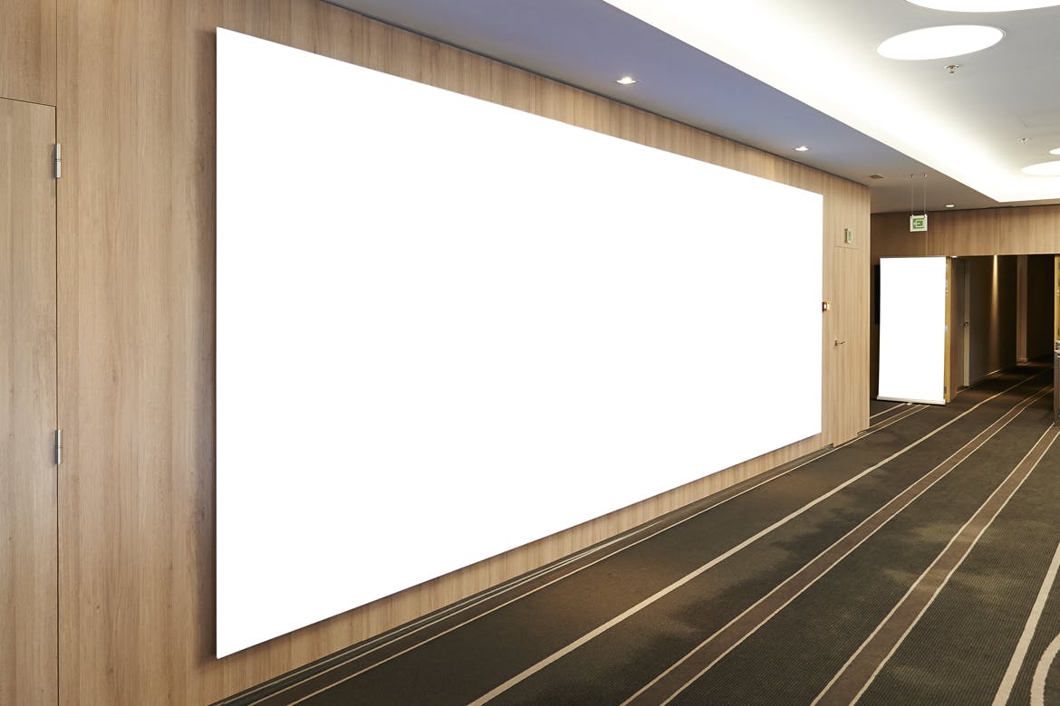 会议厅巨无霸广告牌样机16设计网精选模板 Conference_Hall_Frame-Mockup插图(3)