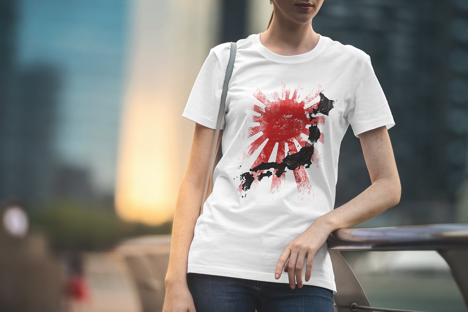 城市系列-印花T恤产品展示样机素材中国精选模板v6 T-Shirt Mockup Urban Edition Vol. 6插图(7)