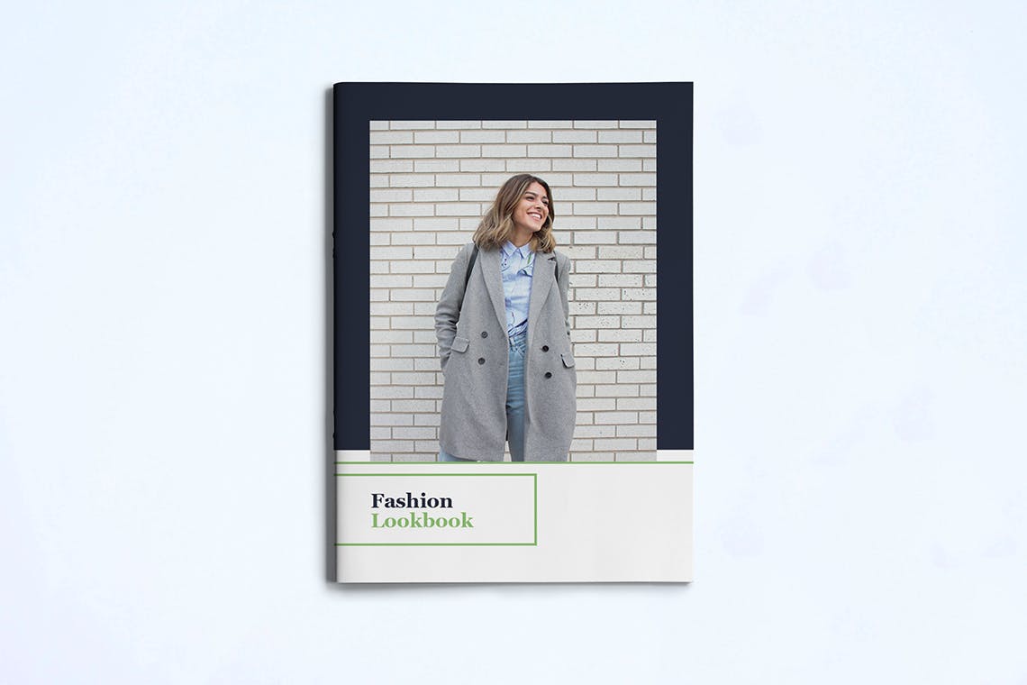 时装订货画册/新品上市产品普贤居精选目录设计模板v1 Fashion Lookbook Template插图(2)