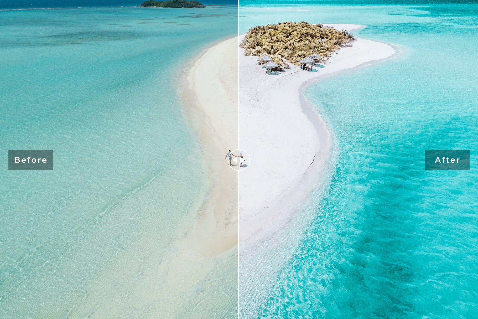海洋蓝调色滤镜16设计素材网精选LR预设-海岛/沙滩/大海摄影调色绝配 Ocean Blue Mobile & Desktop Lightroom Presets插图(5)