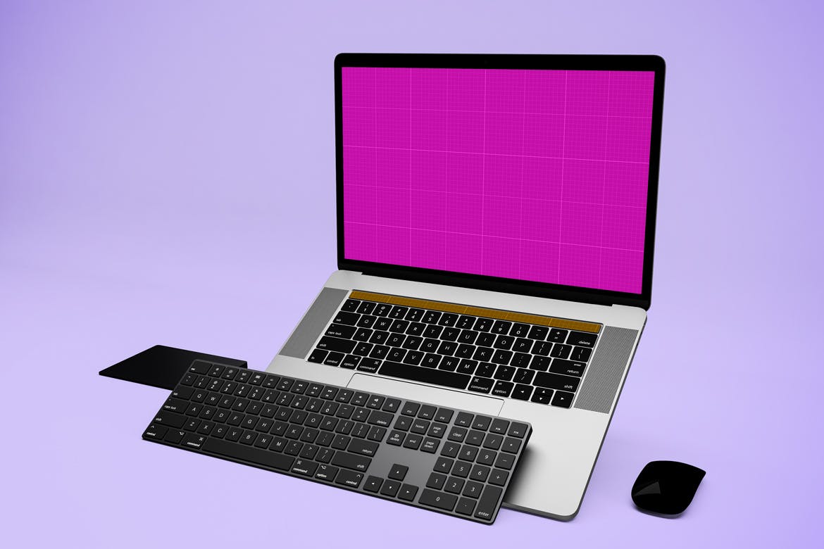 悬浮风格MacBook Pro笔记本电脑Web设计预览非凡图库精选样机v3 Macbook Pro Mockup V.3插图(9)