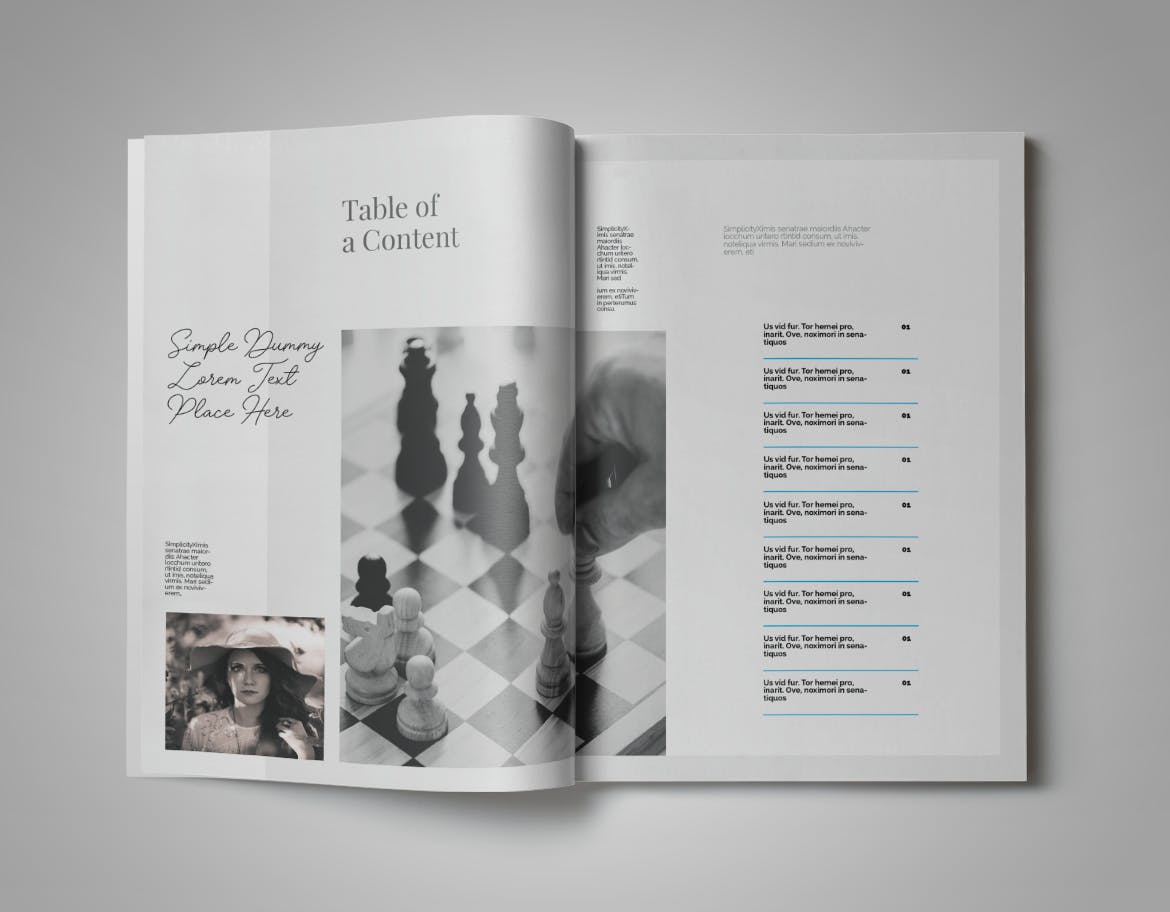 现代版式设计时尚16设计网精选杂志INDD模板 Simplifly | Indesign Magazine Template插图(3)