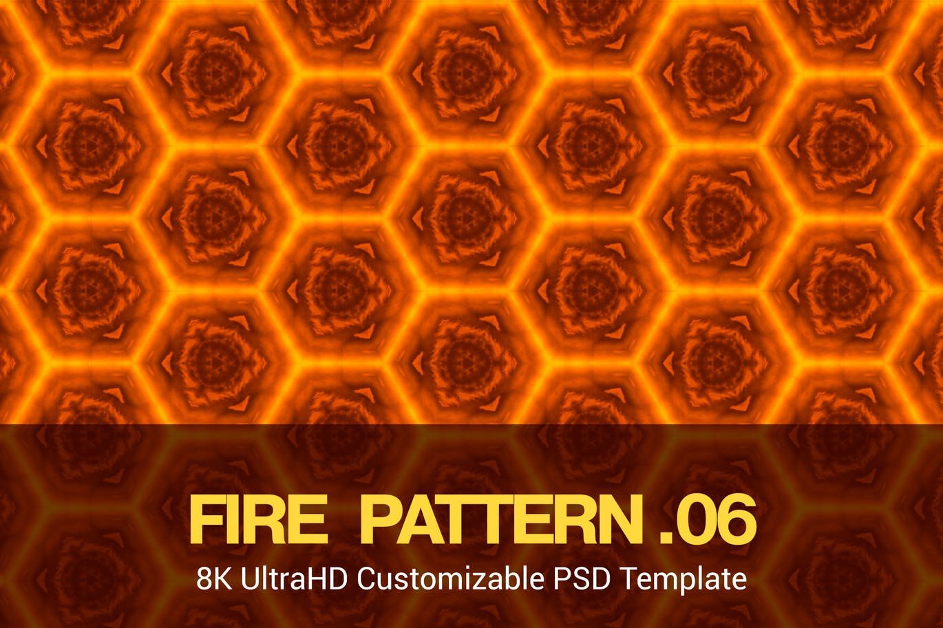 8K超高清无缝焰火/火花图案背景图素材v06 8K UltraHD Seamless Fire Pattern Background插图