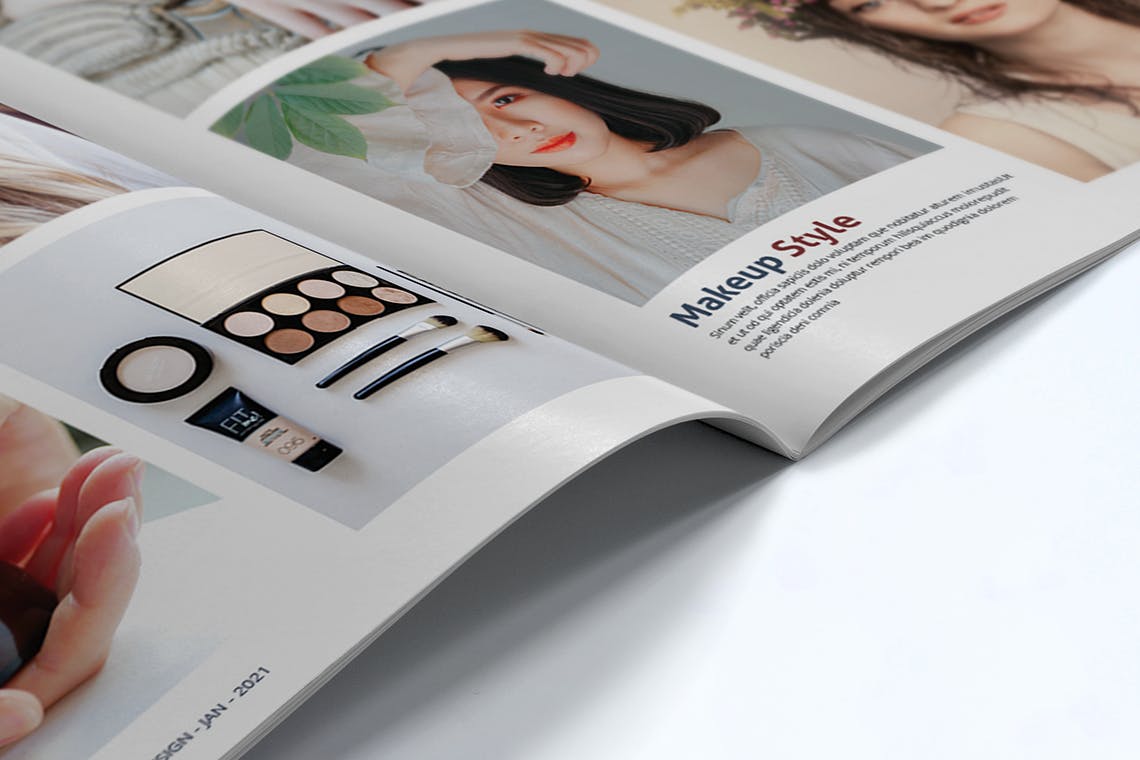 女性时尚服饰产品画册16设计网精选Lookbook设计模板 Fashion Lookbook Template插图(10)