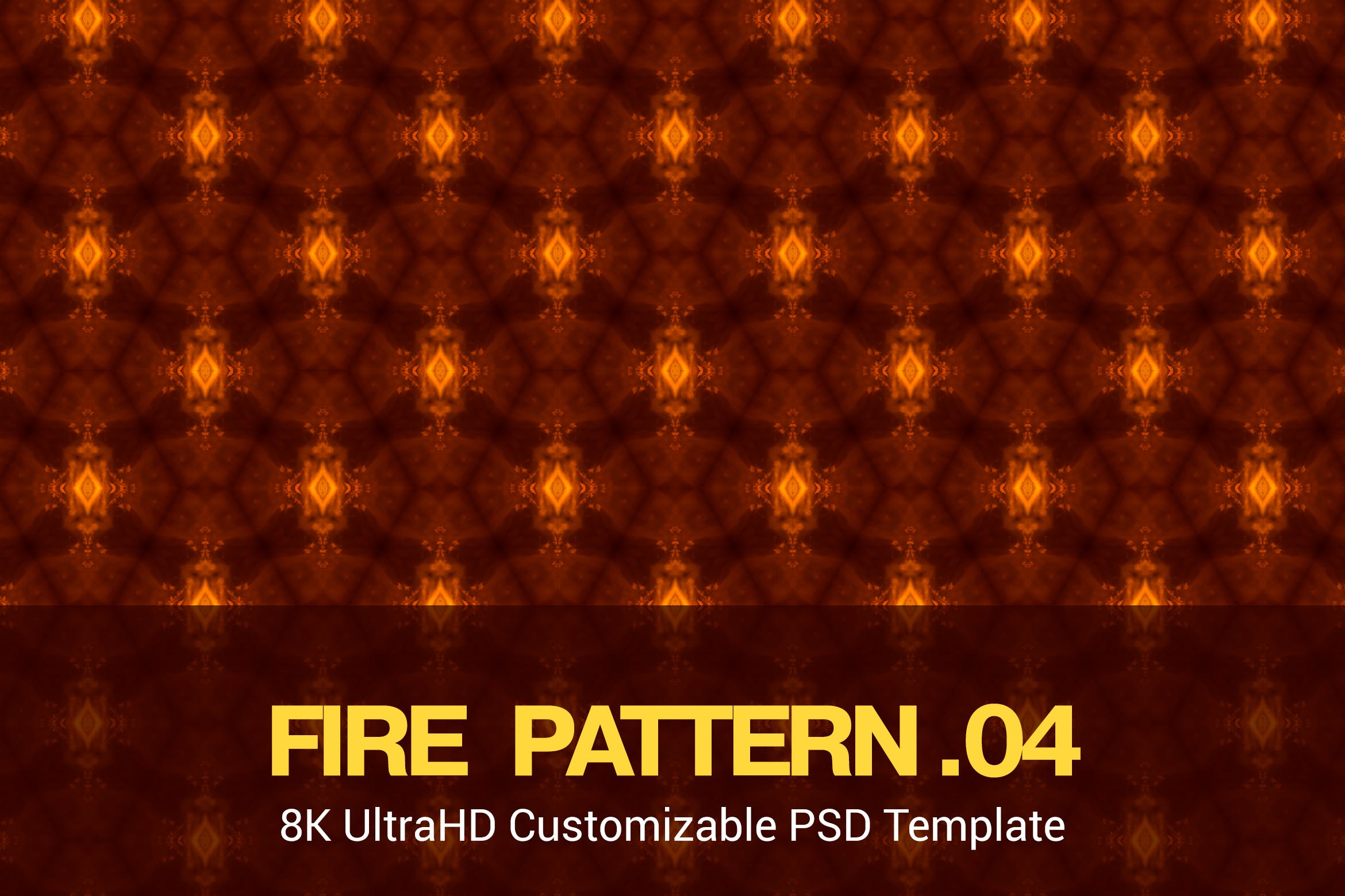8K超高清无缝焰火/火花图案背景图素材v04 8K UltraHD Seamless Fire Pattern Background插图