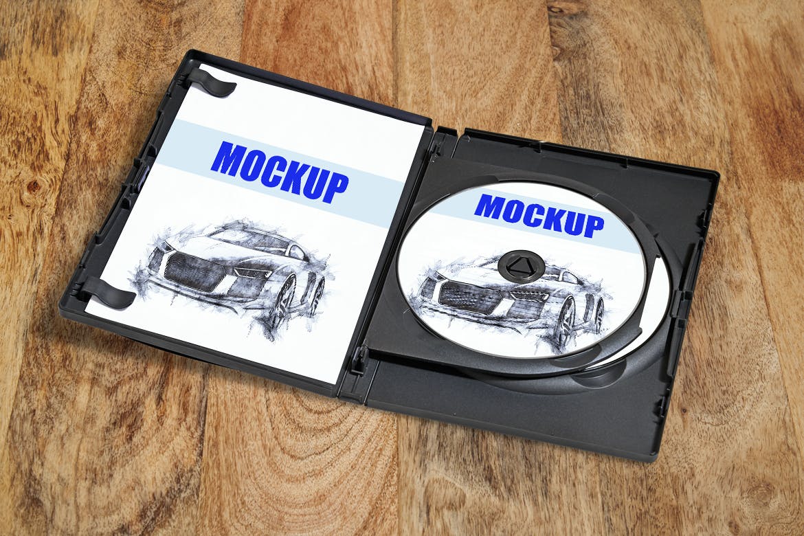 DVD/CD光盘包装设计效果图素材库精选02 DVD/CD packaging_Mockup_02插图(4)