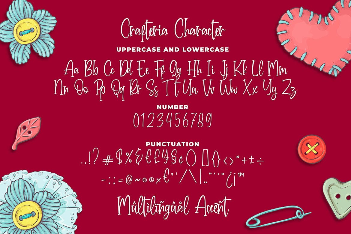 英文书法艺术装饰字体16设计素材网精选 Crafteria Script Font插图(4)