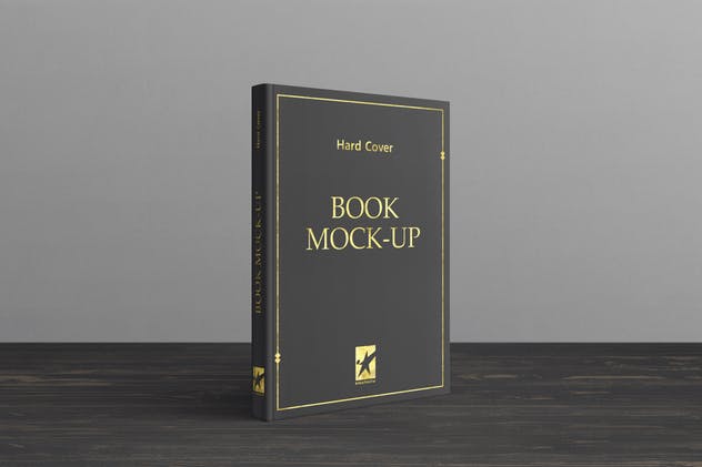 高端精装图书版式设计样机普贤居精选模板v1 Hardcover Book Mock-Ups Vol.1插图(14)