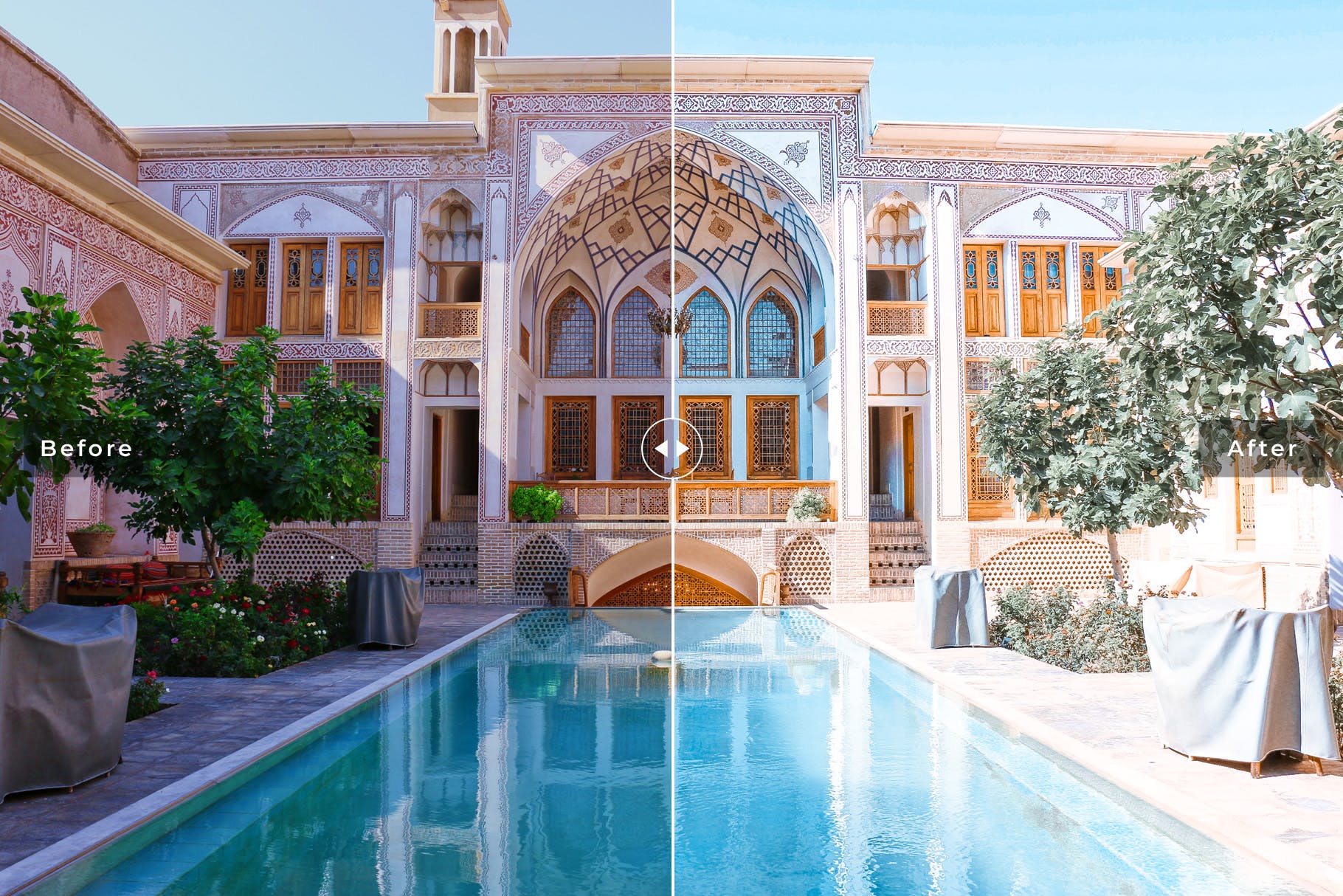 宗教建筑风景人物照片调色Lightroom预设 Isfahan Mobile & Desktop Lightroom Presets插图(2)