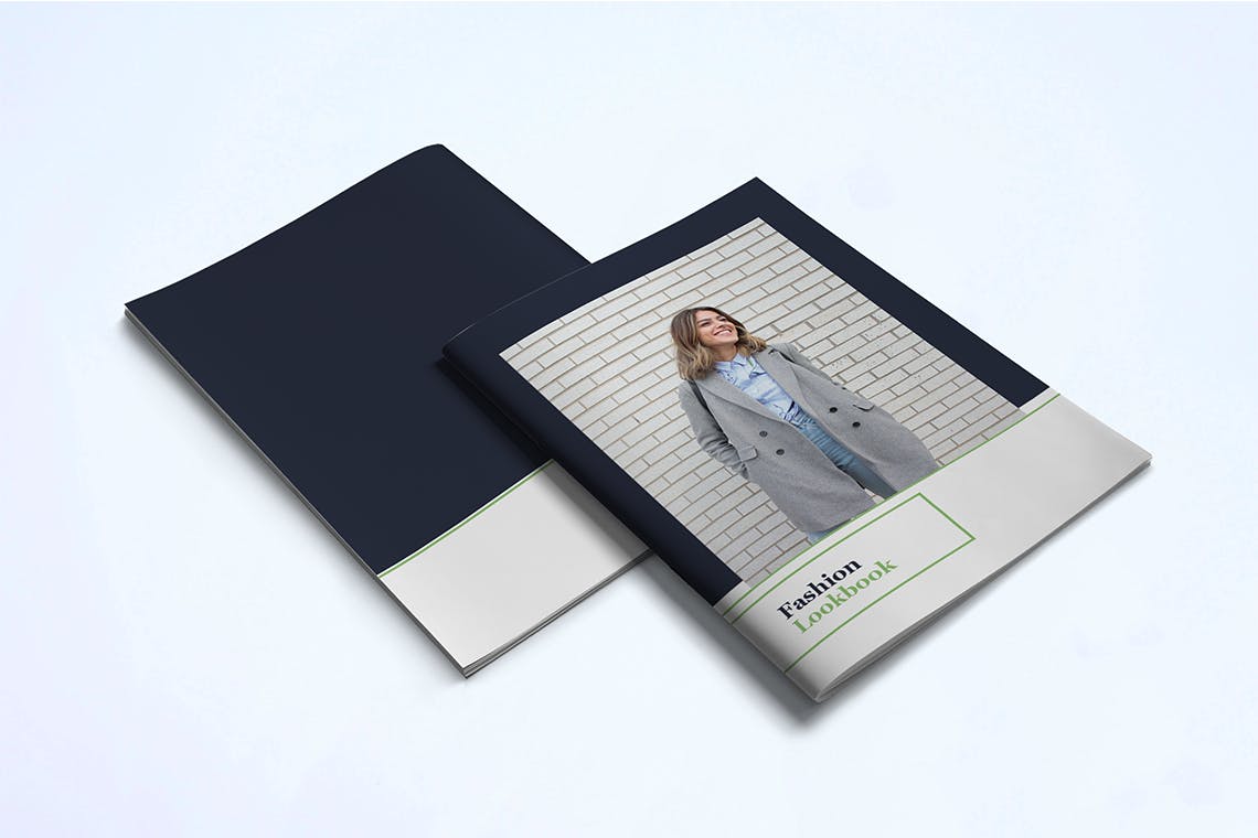 时装订货画册/新品上市产品素材中国精选目录设计模板v1 Fashion Lookbook Template插图(14)