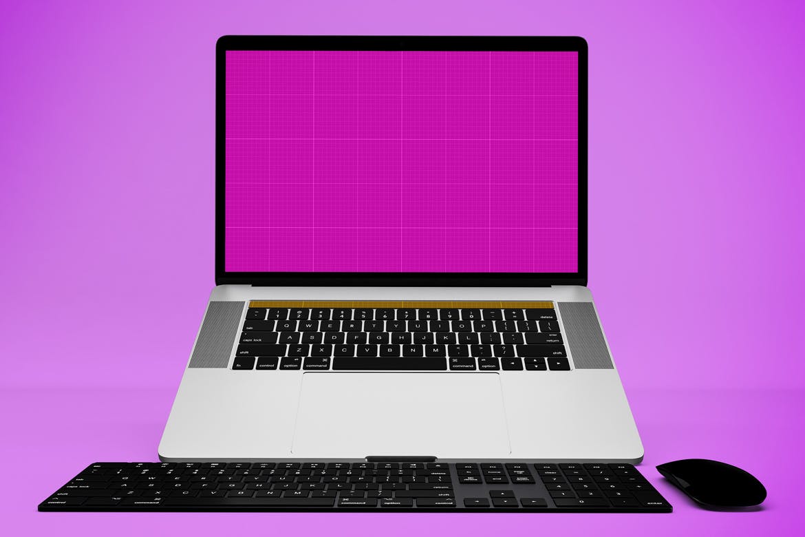 悬浮风格MacBook Pro笔记本电脑Web设计预览16设计网精选样机v3 Macbook Pro Mockup V.3插图(10)
