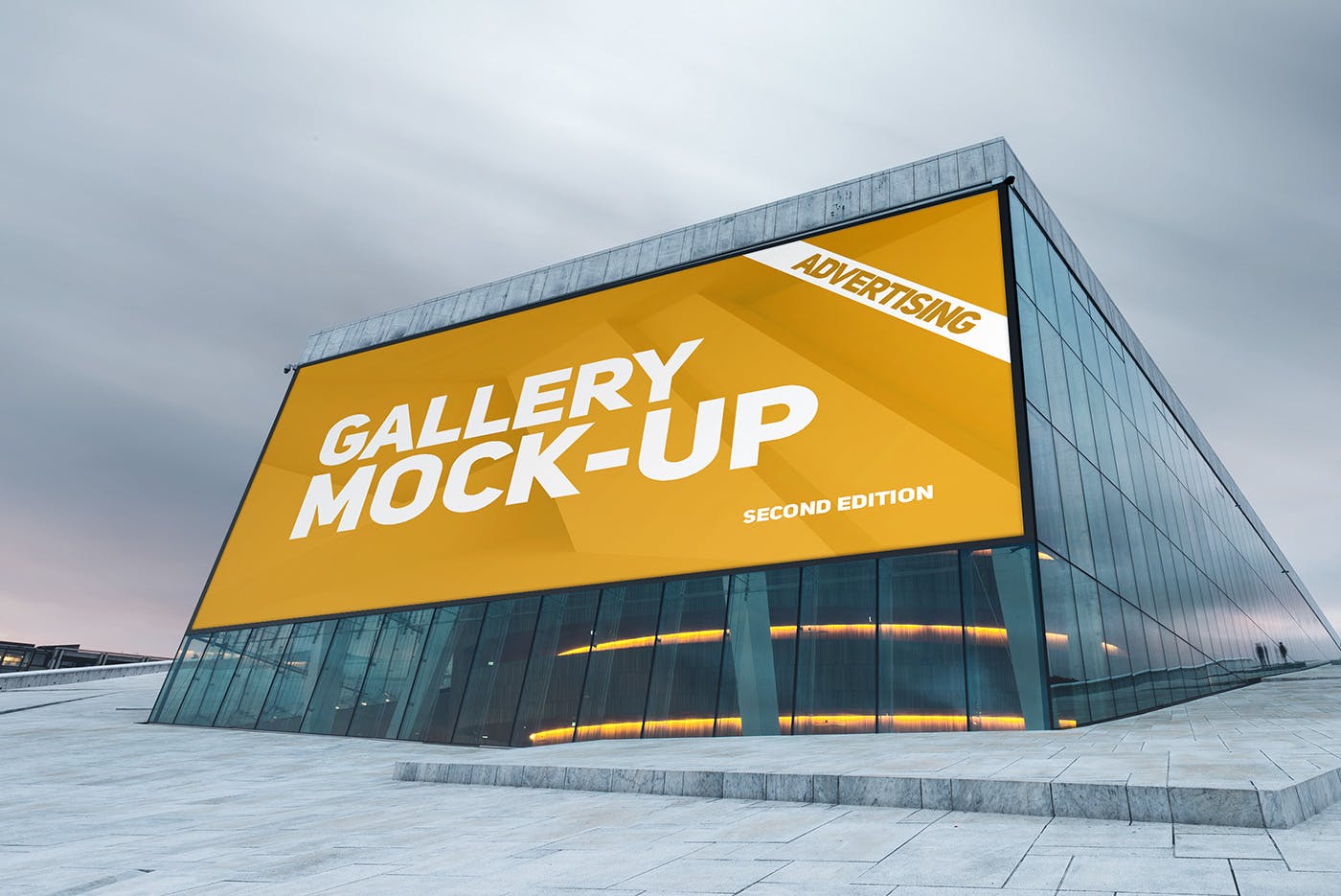 展厅画廊巨幅海报设计图样机非凡图库精选模板v3 Gallery Poster Mockup v.3插图(10)