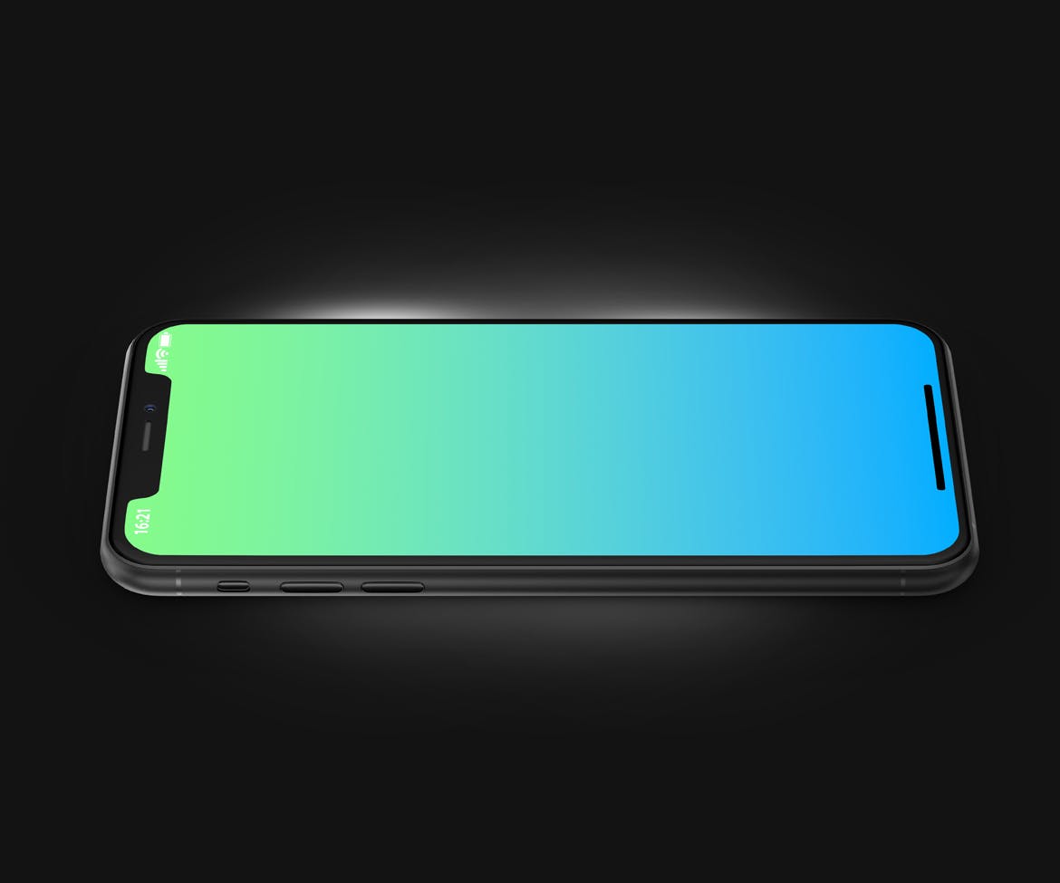 酷黑色iPhone 11 Pro Max屏幕预览非凡图库精选样机模板 Phone 11 Black PSD Mockups插图(4)