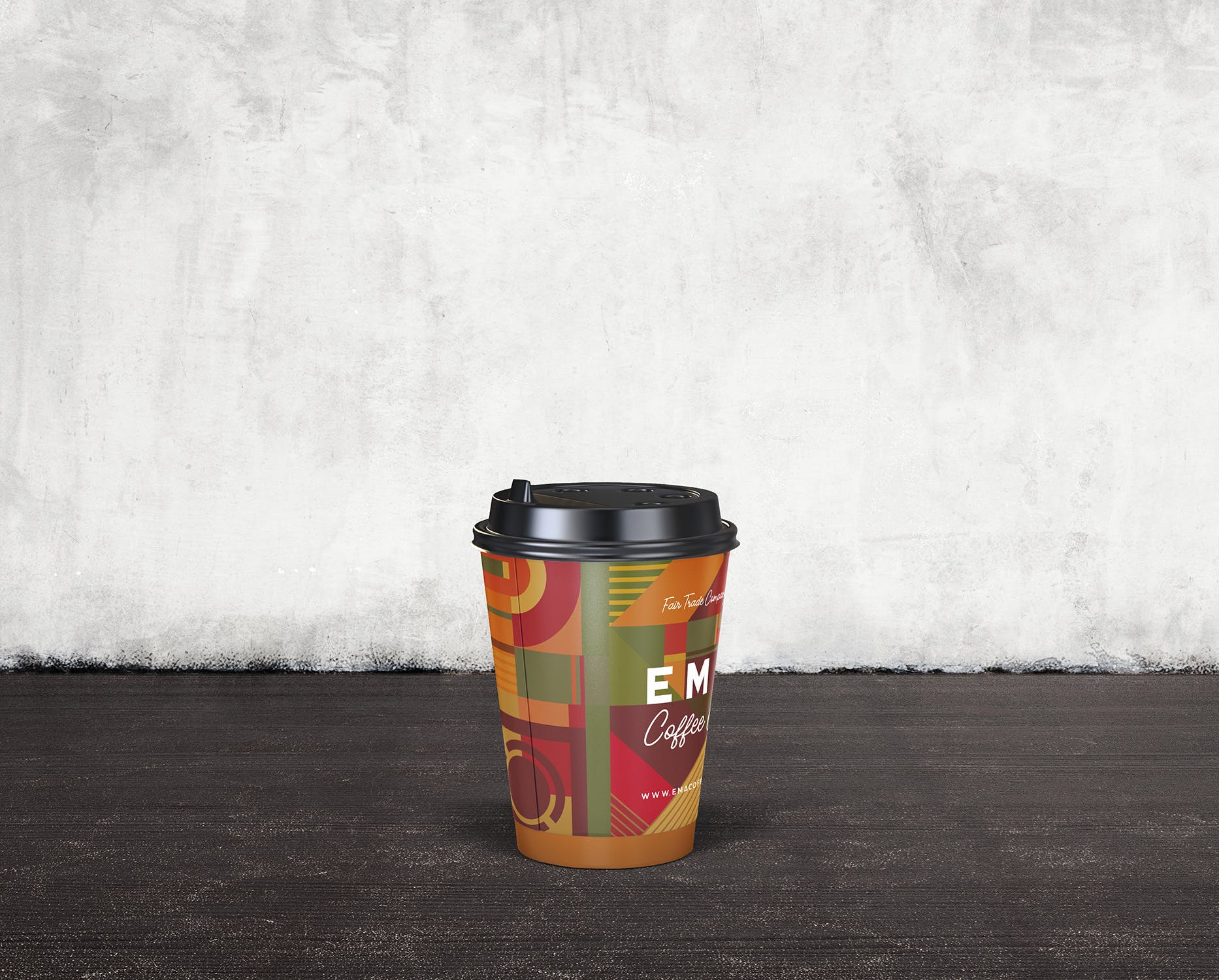 8个咖啡纸杯外观设计效果图素材中国精选 8 Coffee Paper Cup Mockups插图(3)