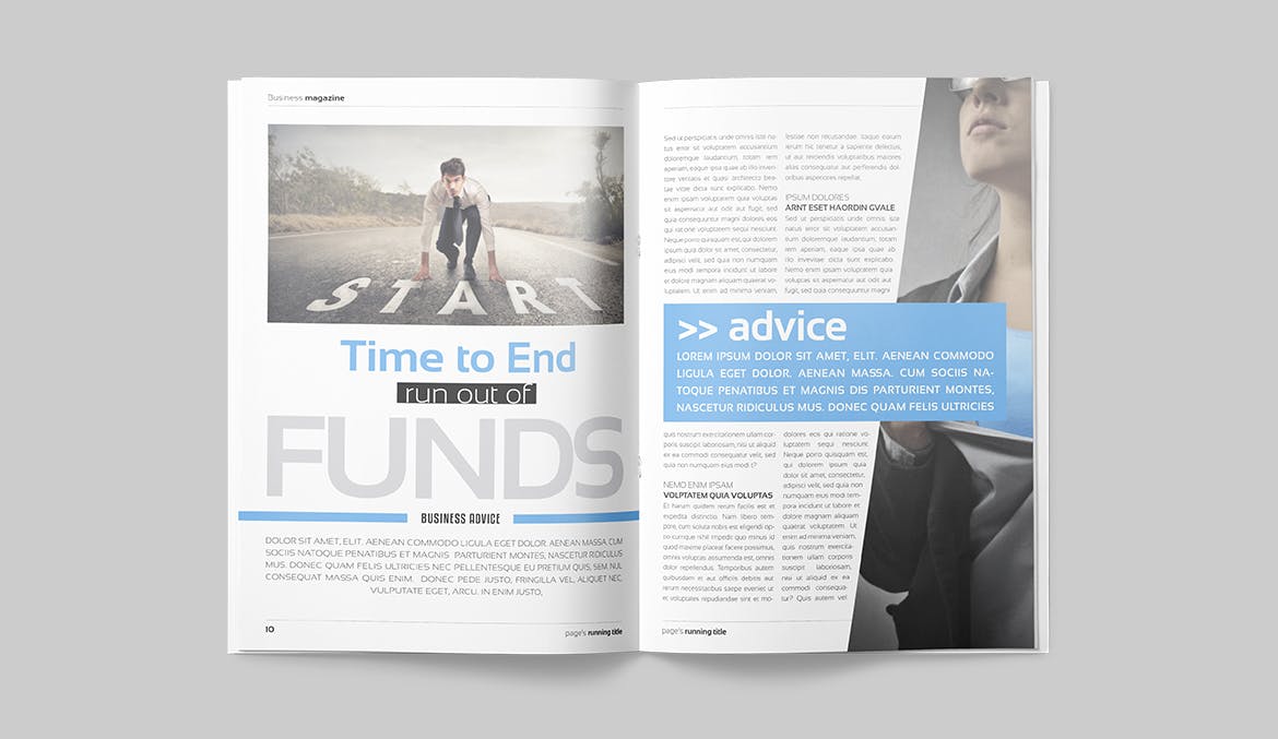 商务/金融/人物素材库精选杂志排版设计模板 Magazine Template插图(5)