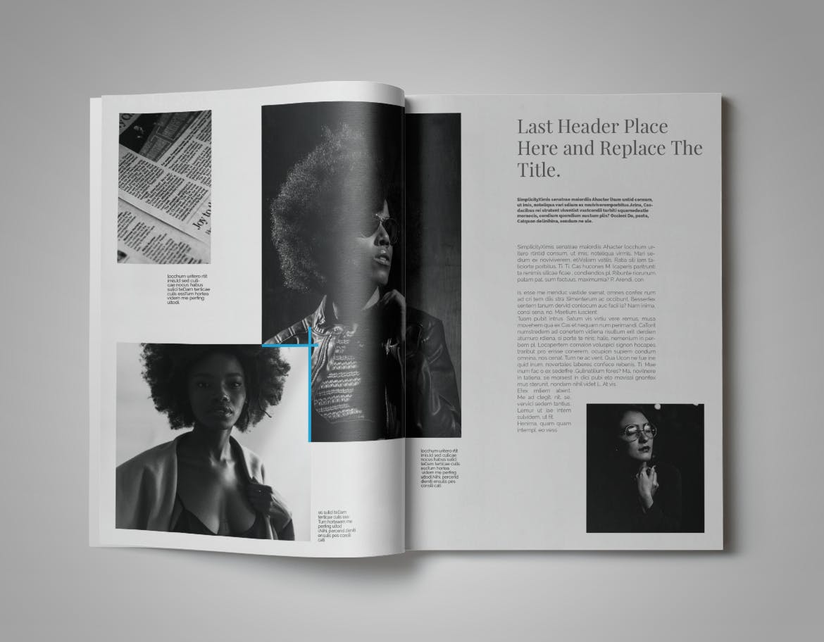 现代版式设计时尚16图库精选杂志INDD模板 Simplifly | Indesign Magazine Template插图(15)