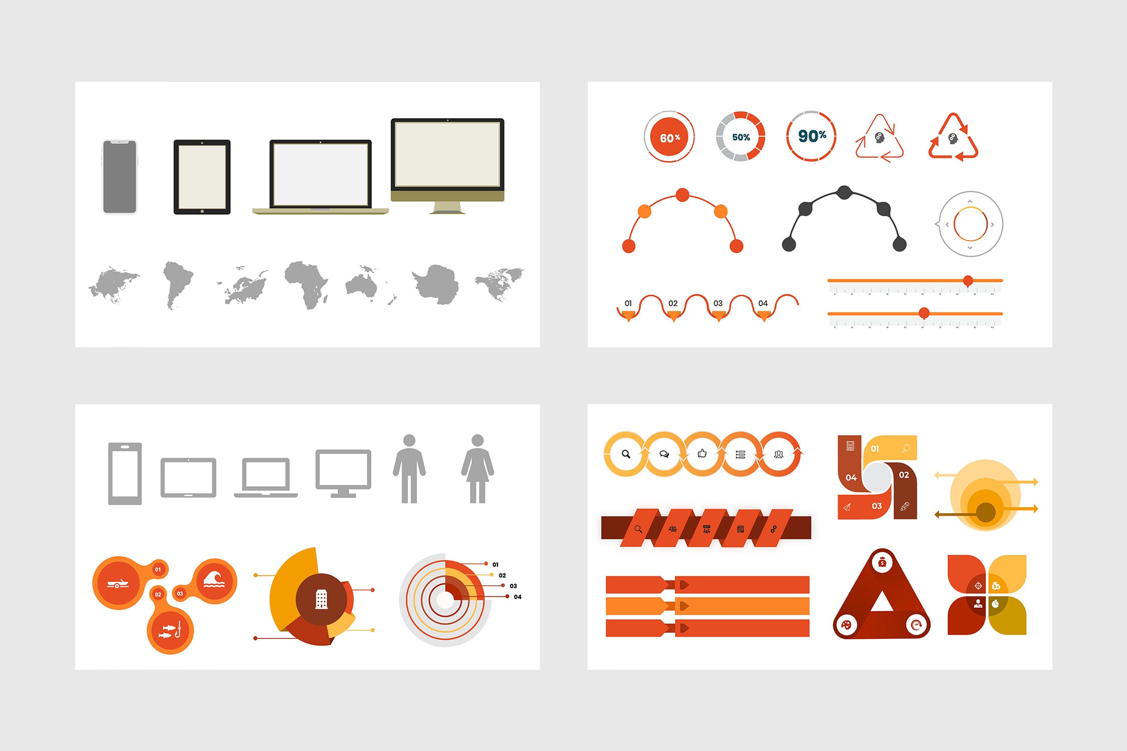 广告业务部门工作报告/项目规划16设计素材网精选谷歌演示模板 Advertise – Google Slide Presentation插图(6)