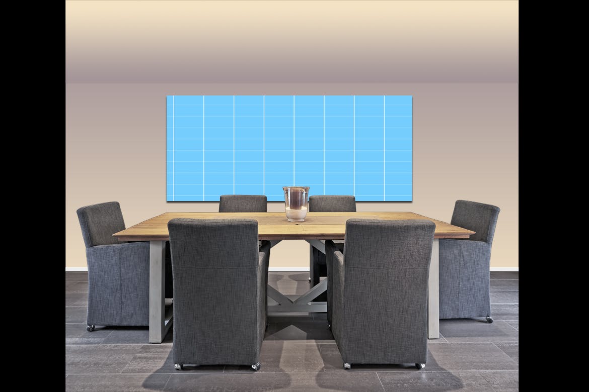 奢华餐桌场景画框样机16设计网精选模板 Dining_Table_Mockup插图(7)