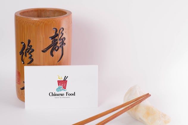 亚洲美食菜单版式设计效果图样机素材中国精选 Asian Food Mock Up插图(1)
